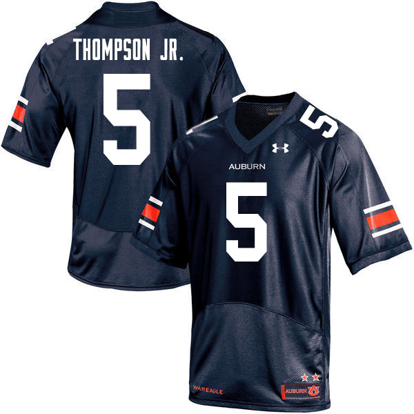 Men's Auburn Tigers #5 Chris Thompson Jr. Navy 2020 College Stitched Football Jersey